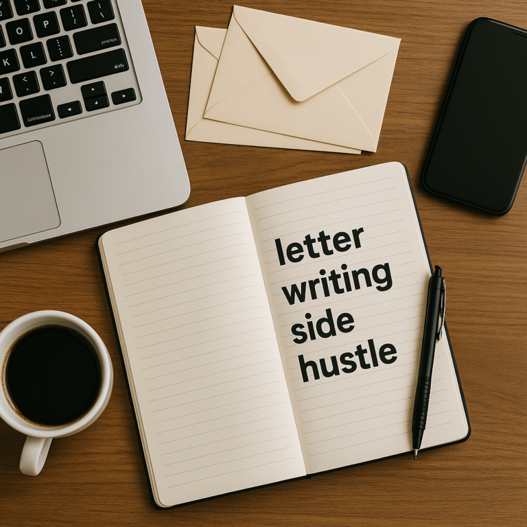 letter writing side hustle