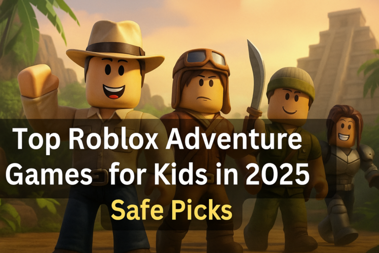 Roblox adventure games for kids