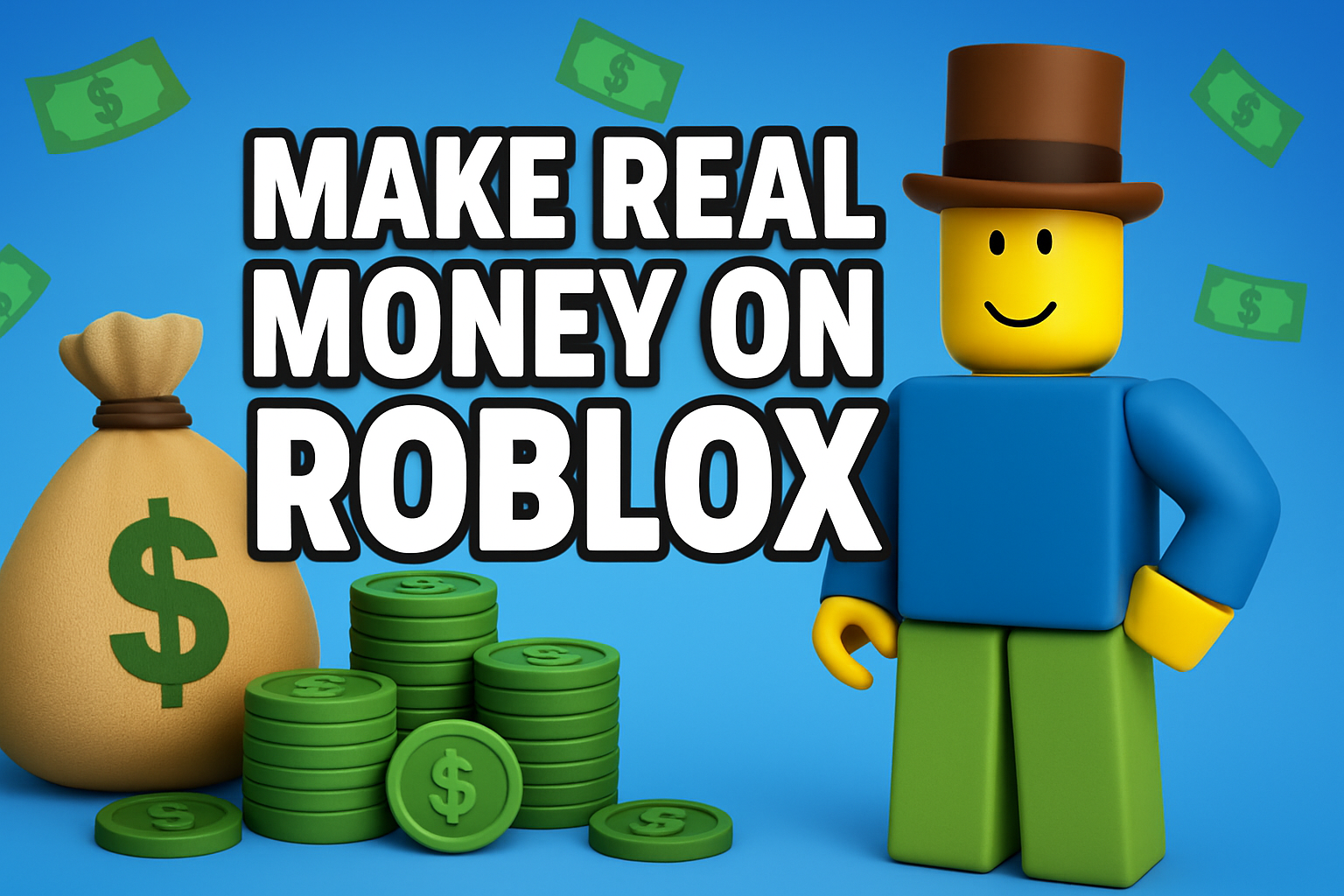 make REAL Money on Roblox