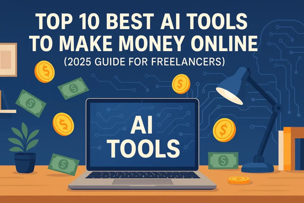 Top 10 Best AI Tools to Make Money Online in 2025 (Freelancers & Side Hustles) 2 best ai tools to make money online