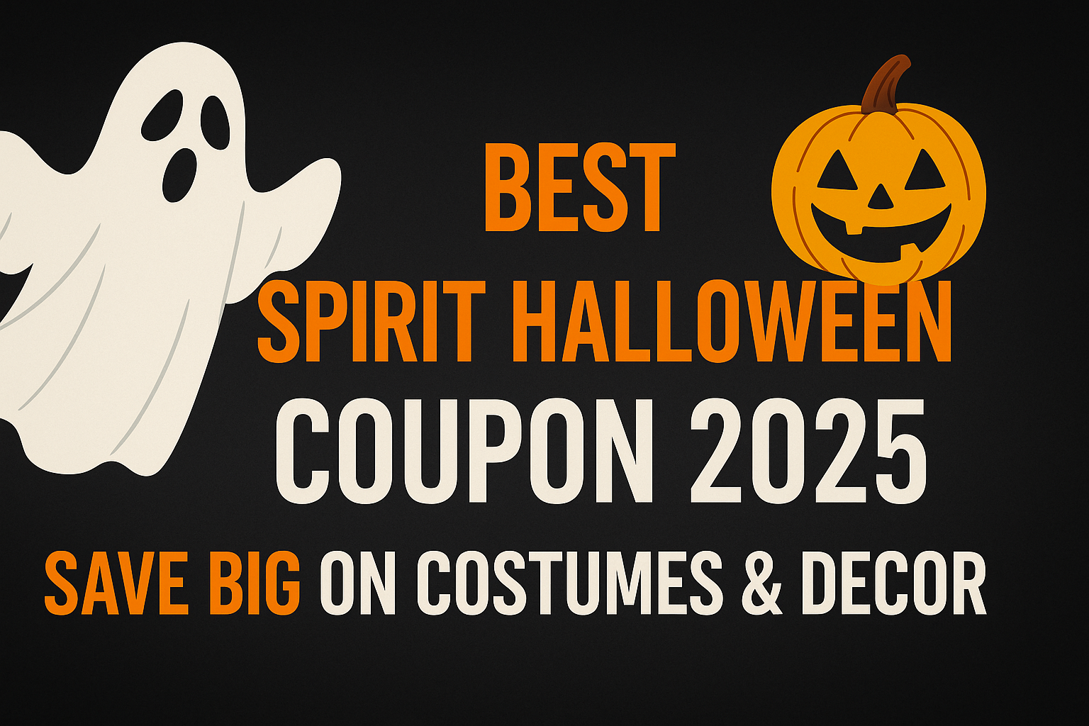 Spirit Halloween Coupon: Save Big on Costumes, Decor, and More! 1 spirit halloween coupon